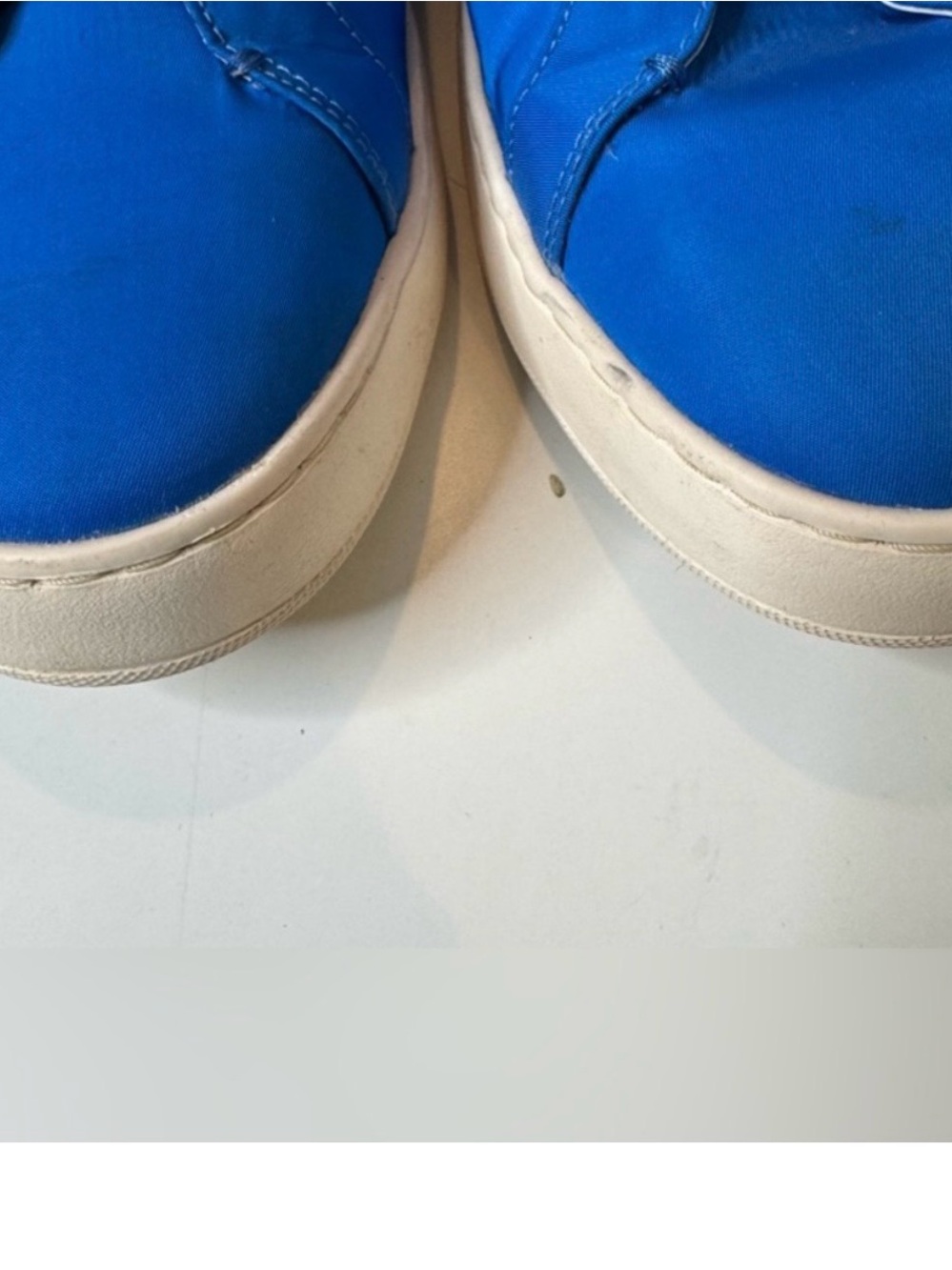 Coach Mens Clip Nylon Low Top Sneaker Size 12D Color Bright Blue - Picture 6 of 10